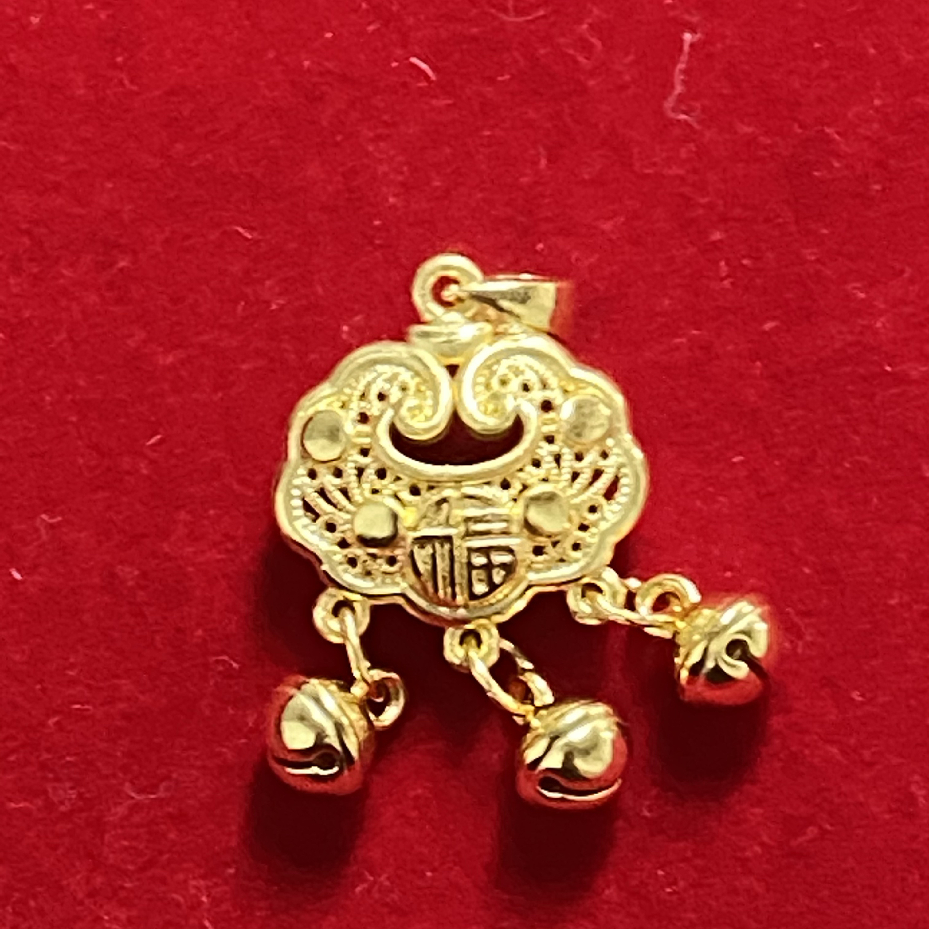 【莹莹专享】足金999投资金 重铃铛锁包 2.2 SY