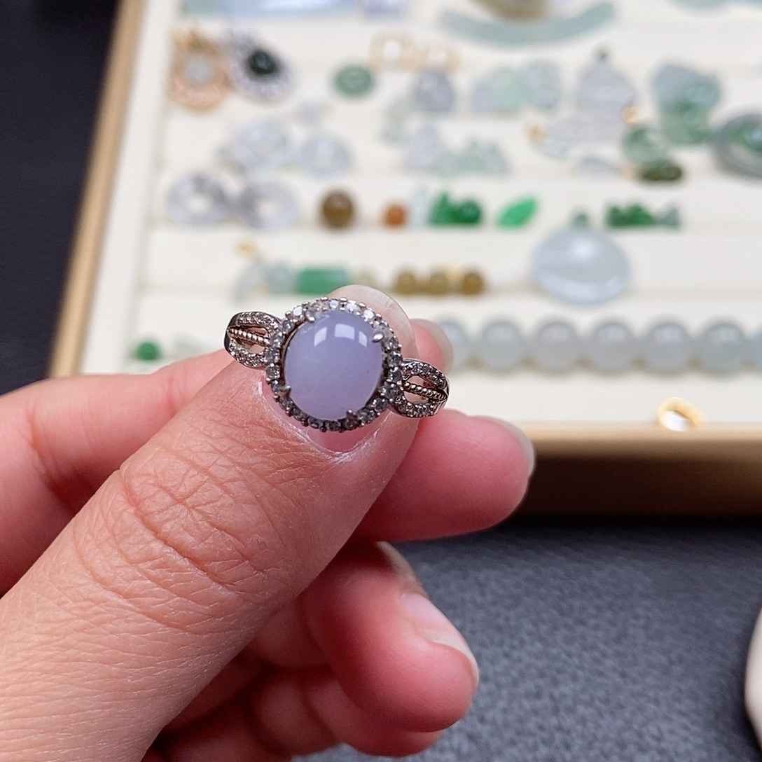 翡翠银S925镶嵌手链