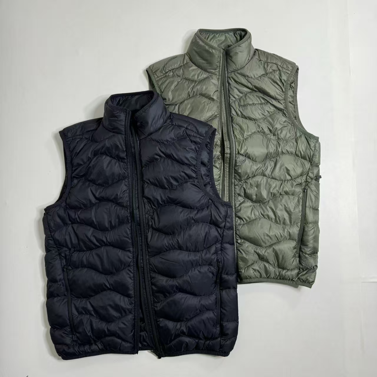 原单外贸PK家羽绒马甲轻量立领防泼水
