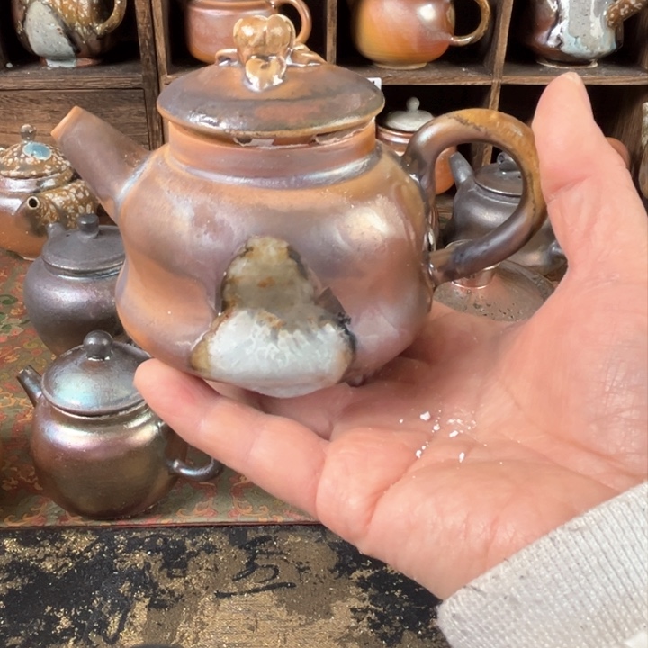 杯柴烧茶器主人壶壶