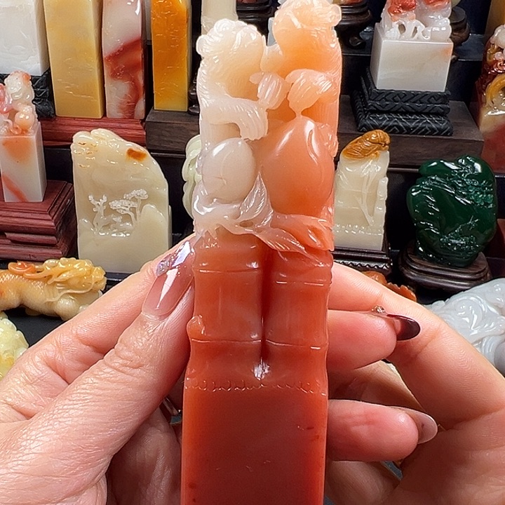 寿山石三**舍高山水冻石