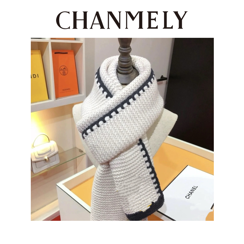 【CHANMITY】25/Fw高级香风时髦保暖百搭围巾023801