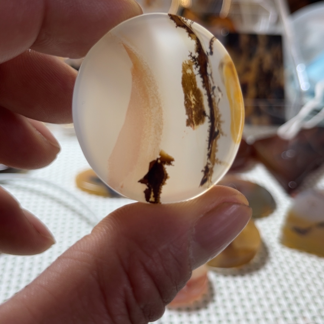 玛瑙/玉髓未镶嵌吊坠(不含链)