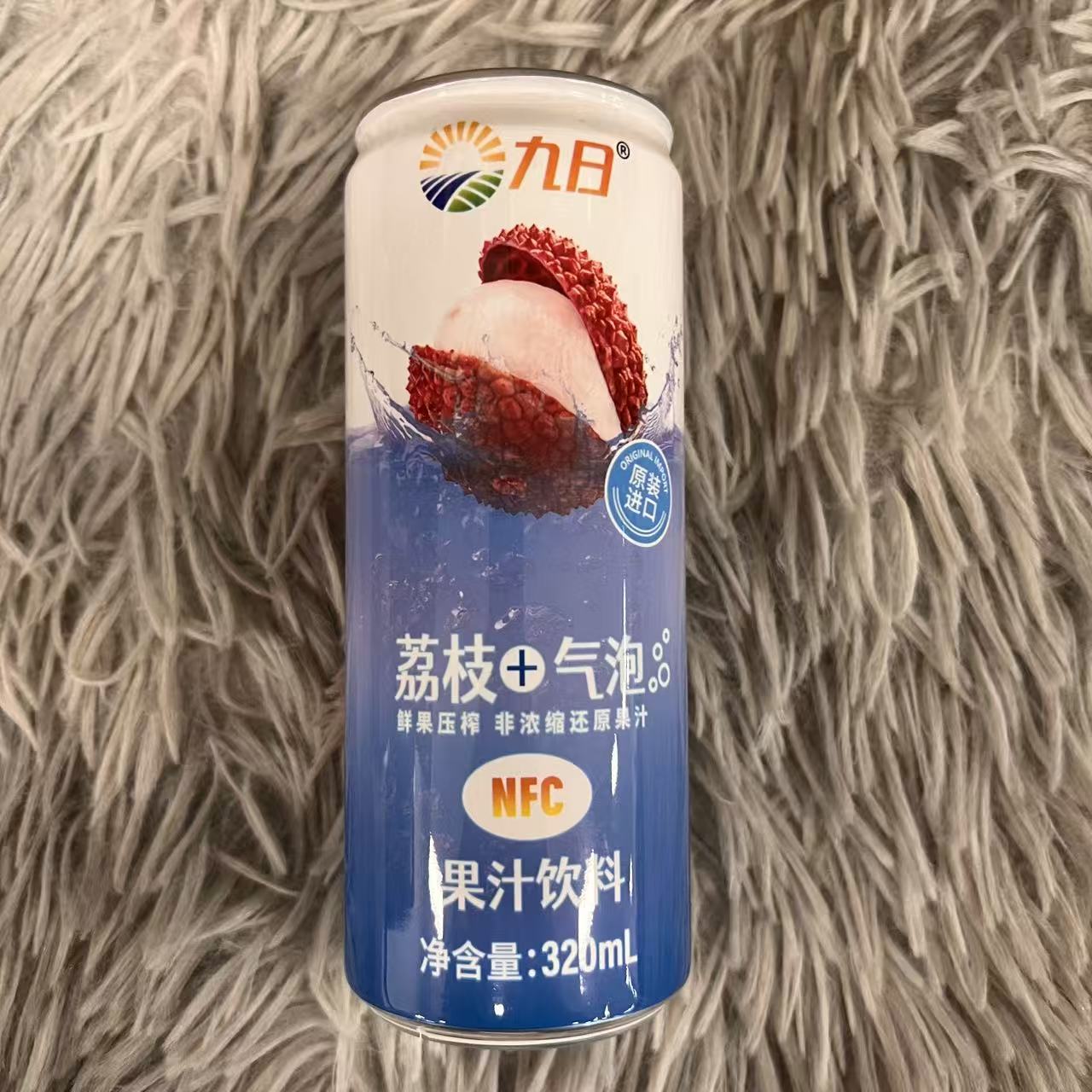 越南进口冰祖荔枝气泡果汁饮料