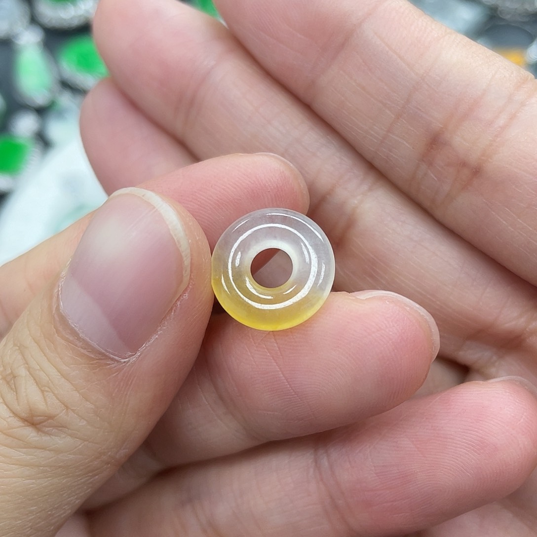 定制翡翠未镶嵌甜甜圈