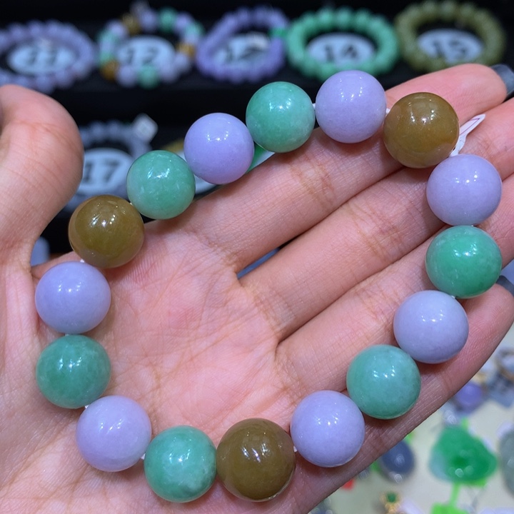 翡翠未镶嵌手链翡翠12