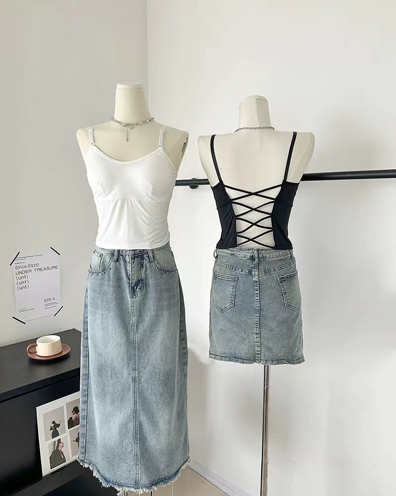 冰丝抹胸大码美背内衣无钢圈乳胶杯夏季吊带背心打底带胸垫防走光
