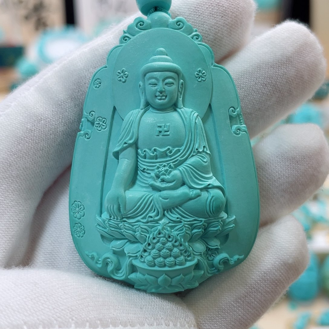 绿松石珠宝奇石未镶嵌