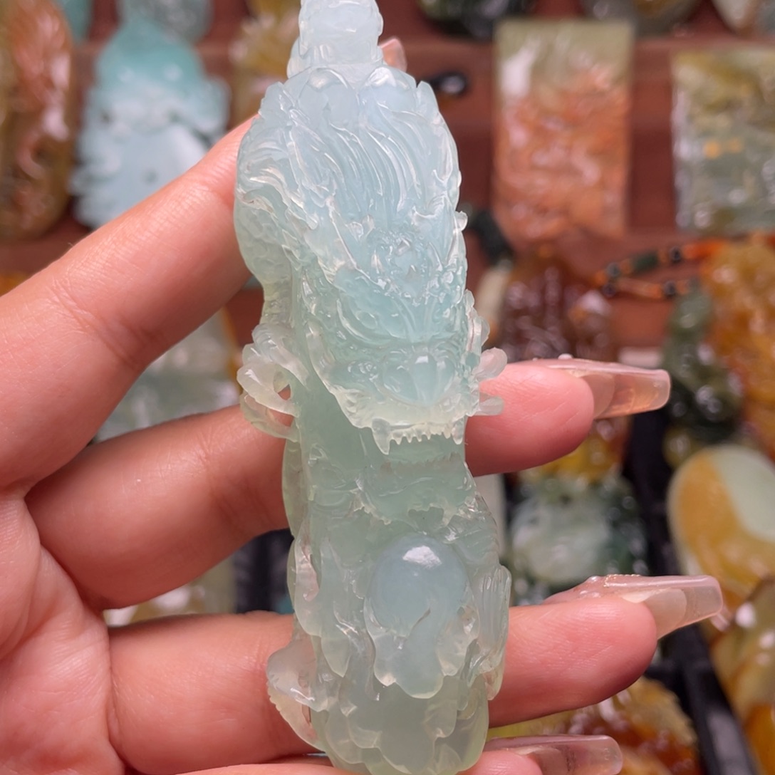 蛇纹石玉未镶嵌颈饰L****G