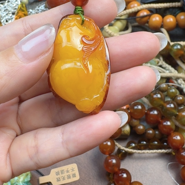 翡翠散珠锦*翡翠随形原石手工打造