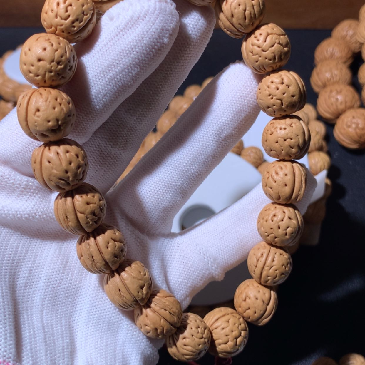 【闪购商品】桃核手串盘锦小肌肉13尺寸桃核