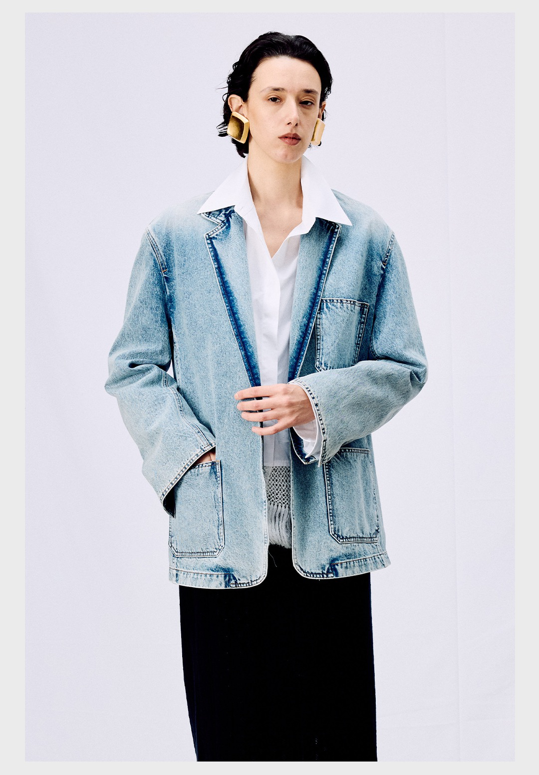 YOUWEI复古牛仔外套