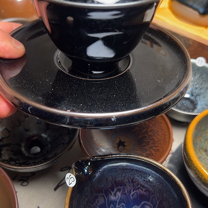 建阳纯手工三才盖碗