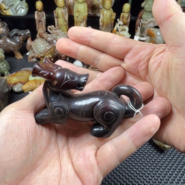 和田玉挂件未镶嵌锋**露