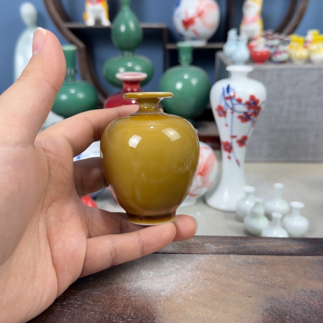 陶瓷手工小花器摆件