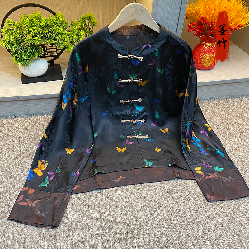 【69297】新中式国风国潮女装时尚女士上衣提花设计师气质百搭外套