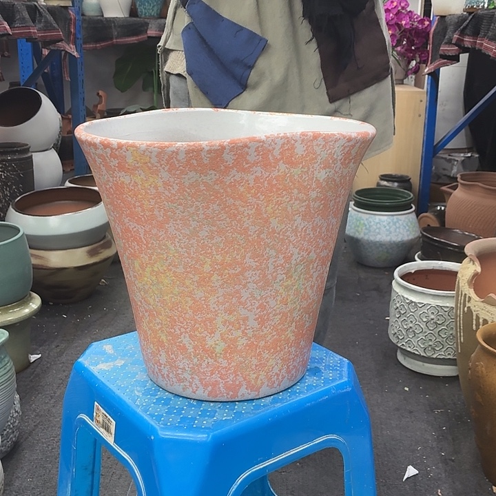 30×26×29 -粗陶花盆有孔-买买买