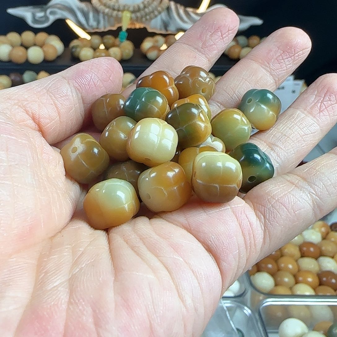 菩提根/象牙果手串卡12敦煌柿子20颗