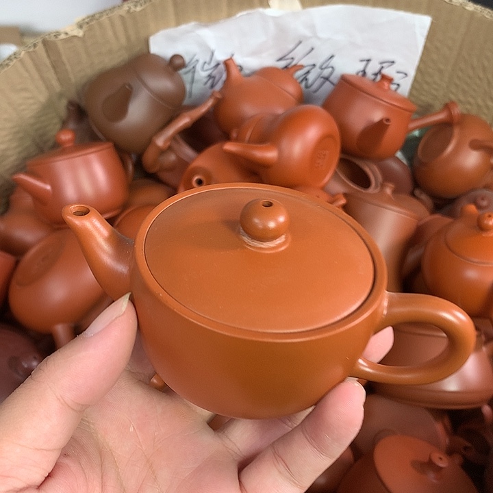 茶壶紫砂原矿朱泥茶壶茶具家用130