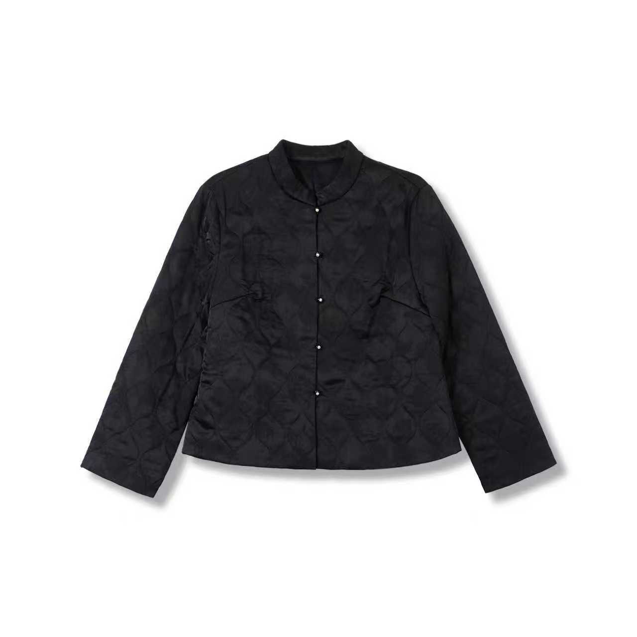   新中式风 28279 重磅桑蚕丝棉服 3色 立领 