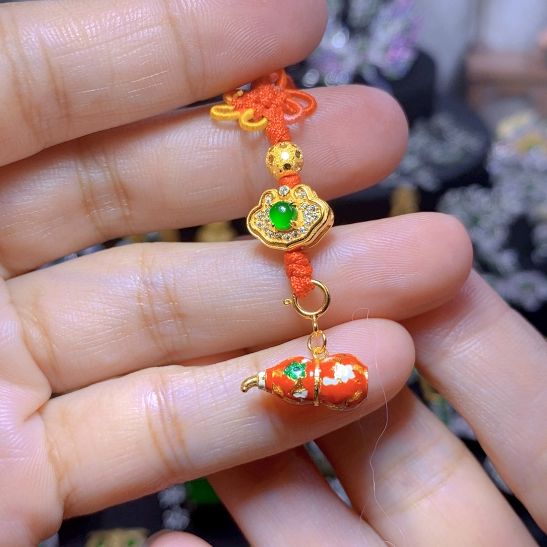 翡翠银S925镶嵌耳饰天然