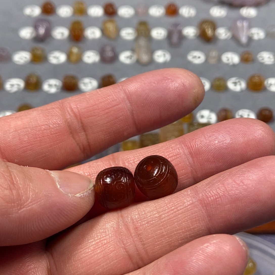 御***衣玛瑙/玉髓合金颈饰珠