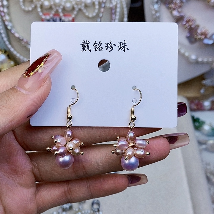 淡水珍珠颈饰银S925镶嵌