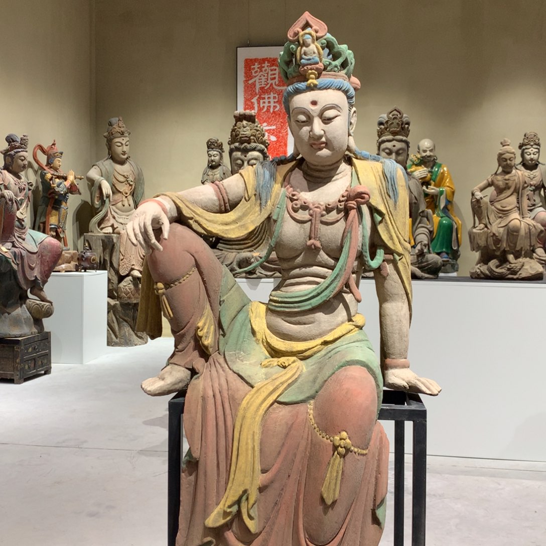 九***主木不包邮 木雕摆件高94厘米