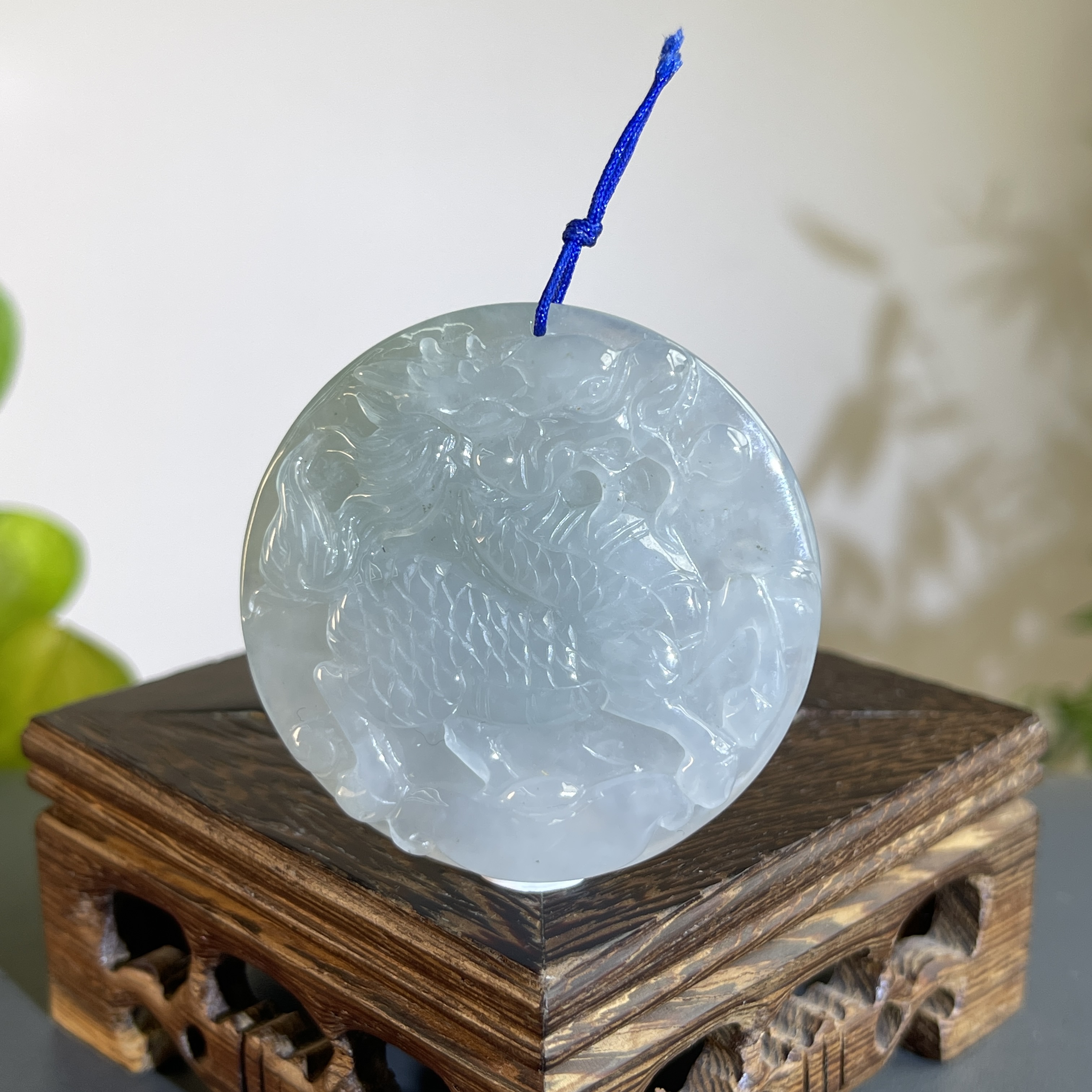 JCB04-54 天然缅甸翡翠A货 麒麟牌