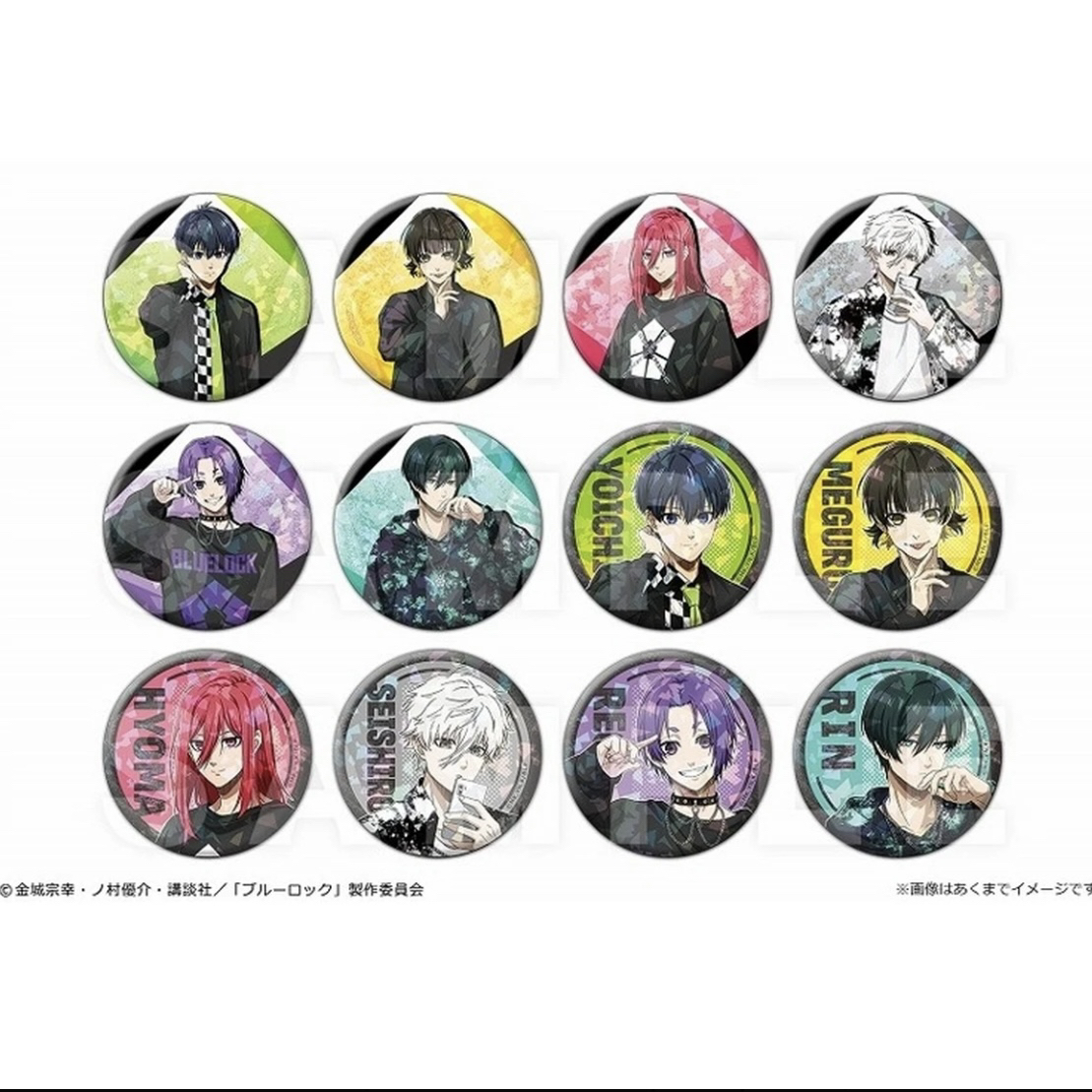 大清仓 【正版日谷】蓝色监狱  亚文化时尚ver 吧唧徽章盲盒