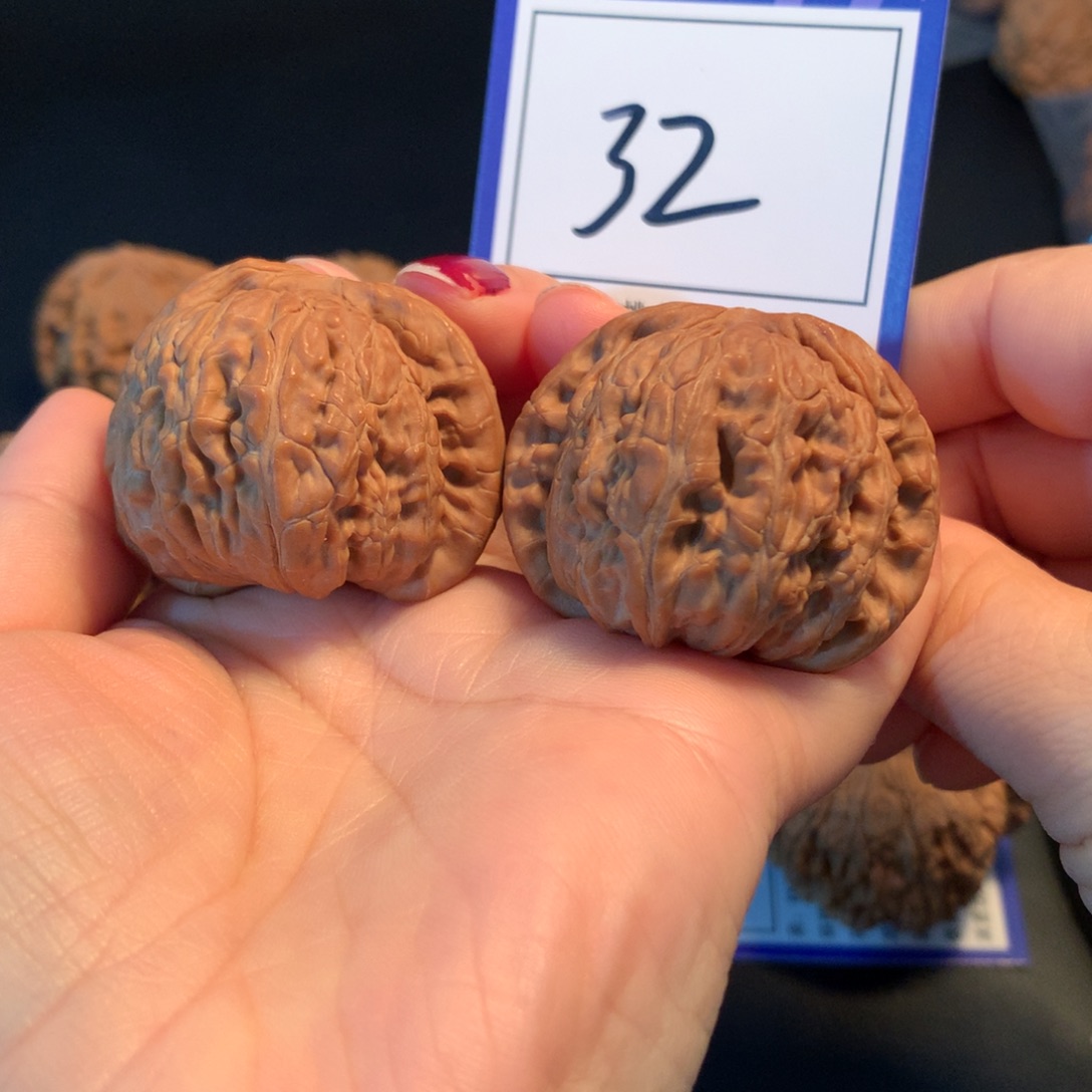 文玩核桃把件32白狮子4.2