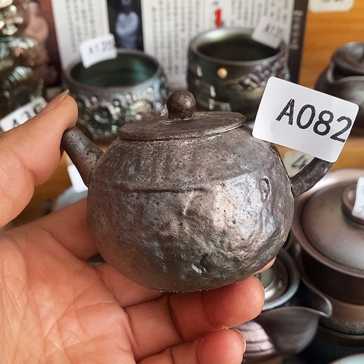 紫砂茶杯柴烧纯手工082