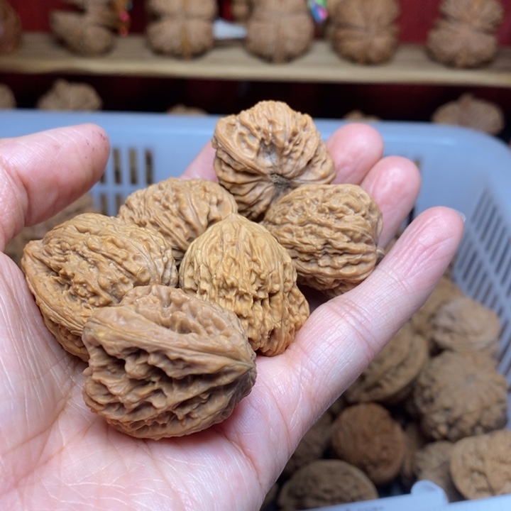钓***鱼文玩核桃把件文玩