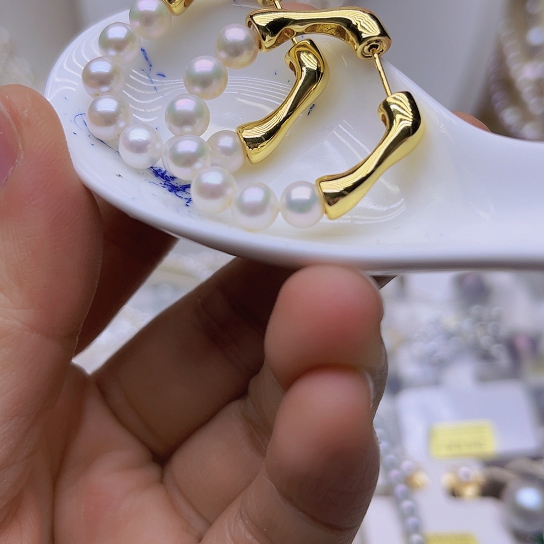 淡水珍珠未镶嵌吊坠或者耳钉