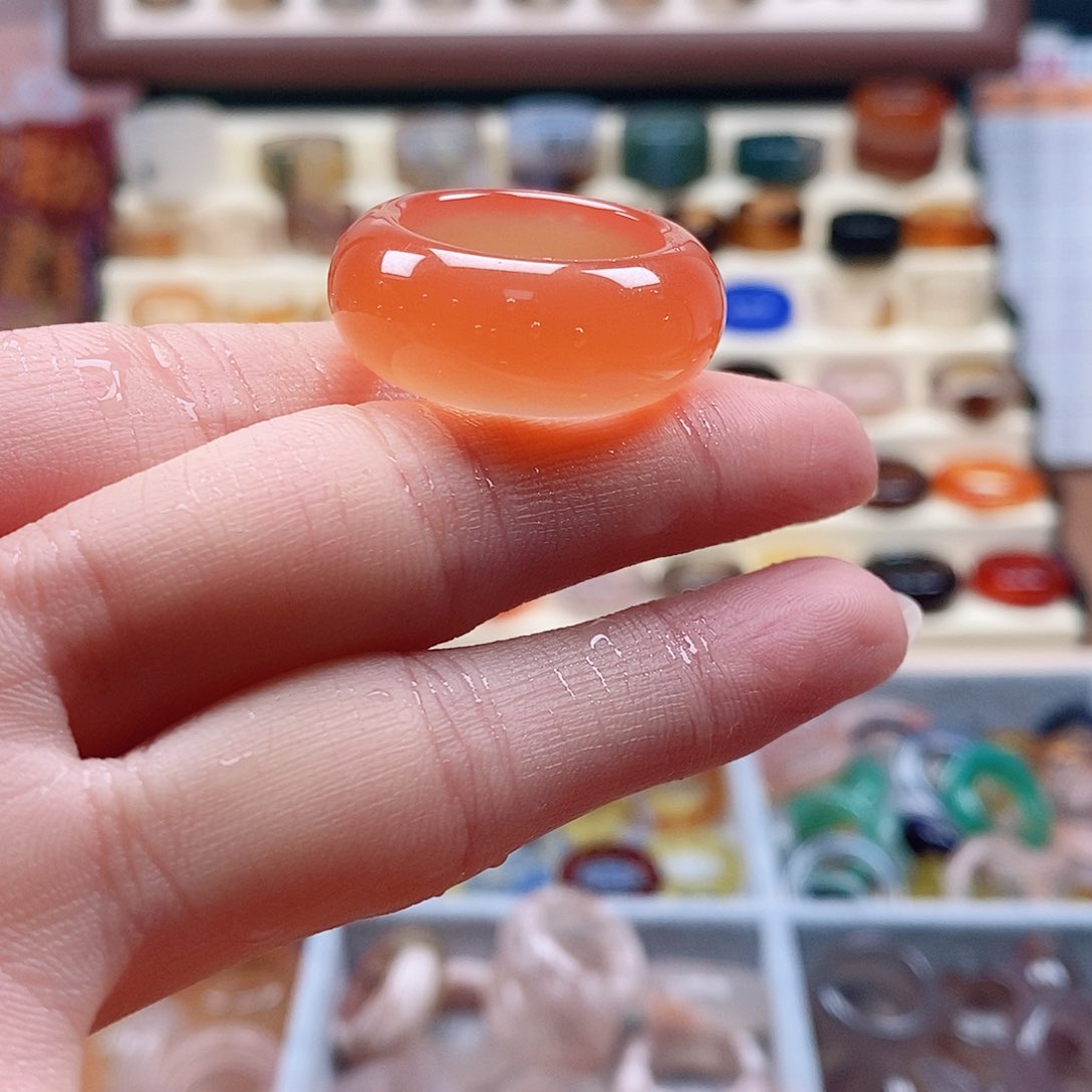 玛瑙/玉髓戒指未镶嵌劉*姐