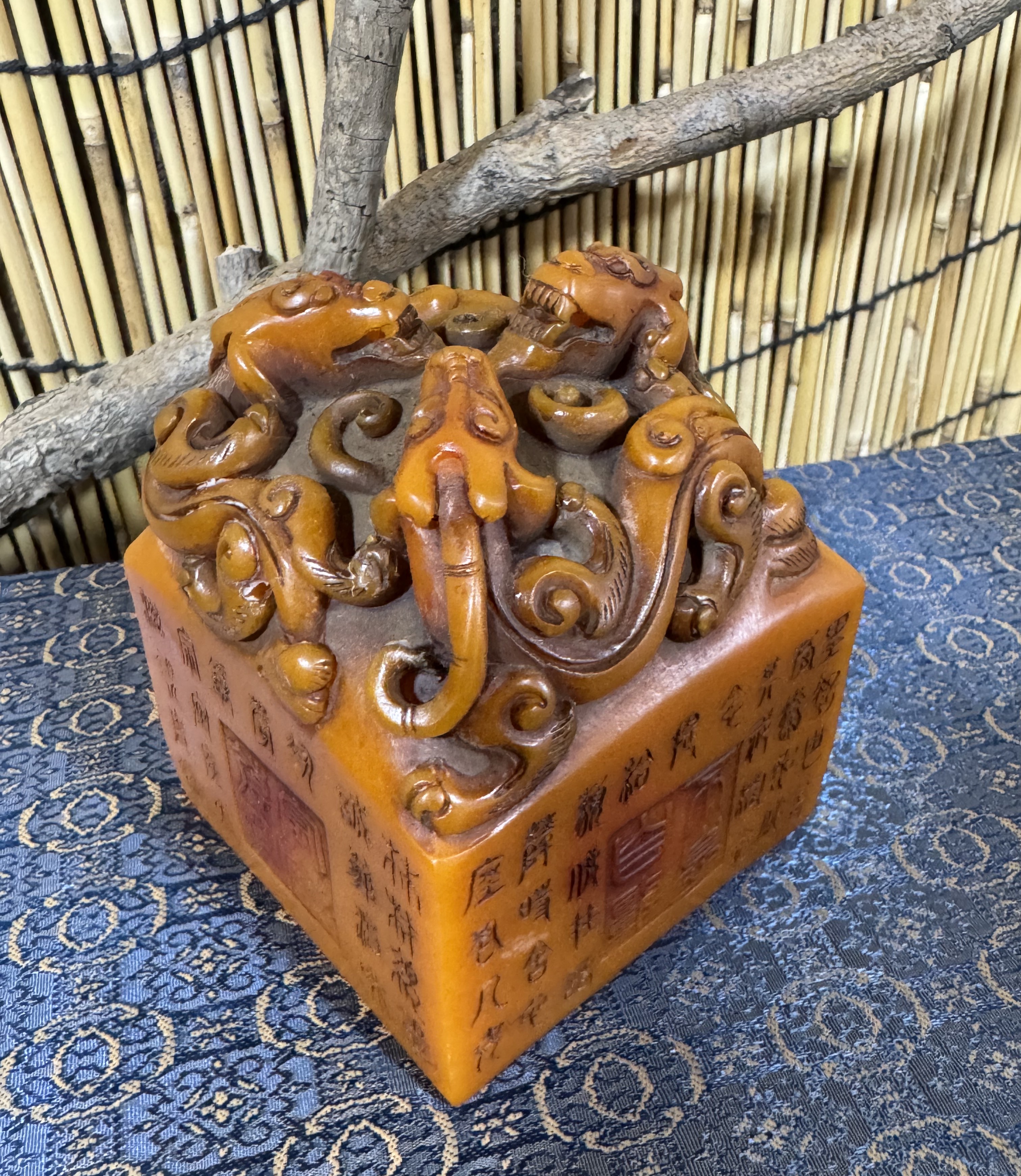 三龙印章摆件（佳佳甄选）