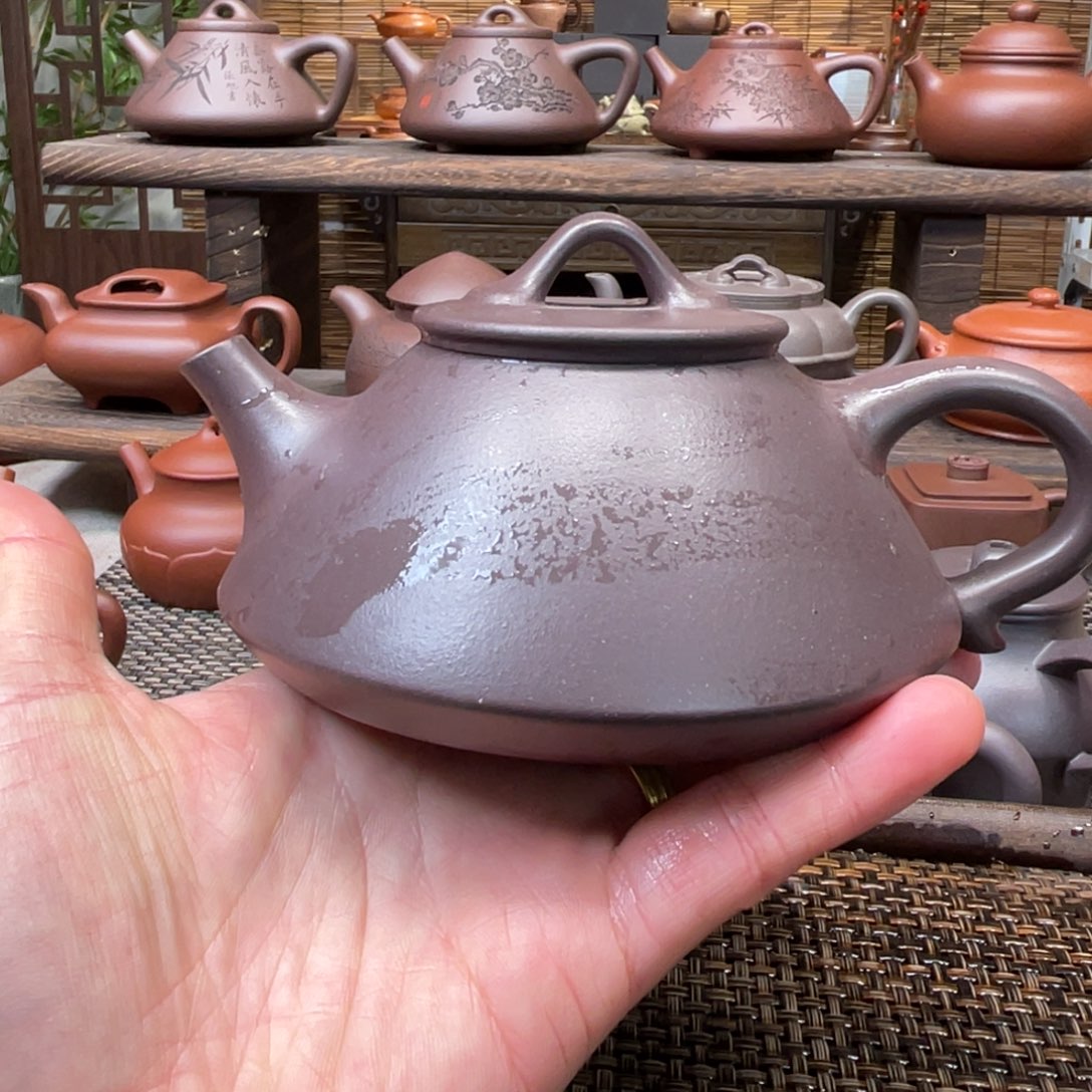 紫砂茶壶宜兴原矿紫砂手工制240