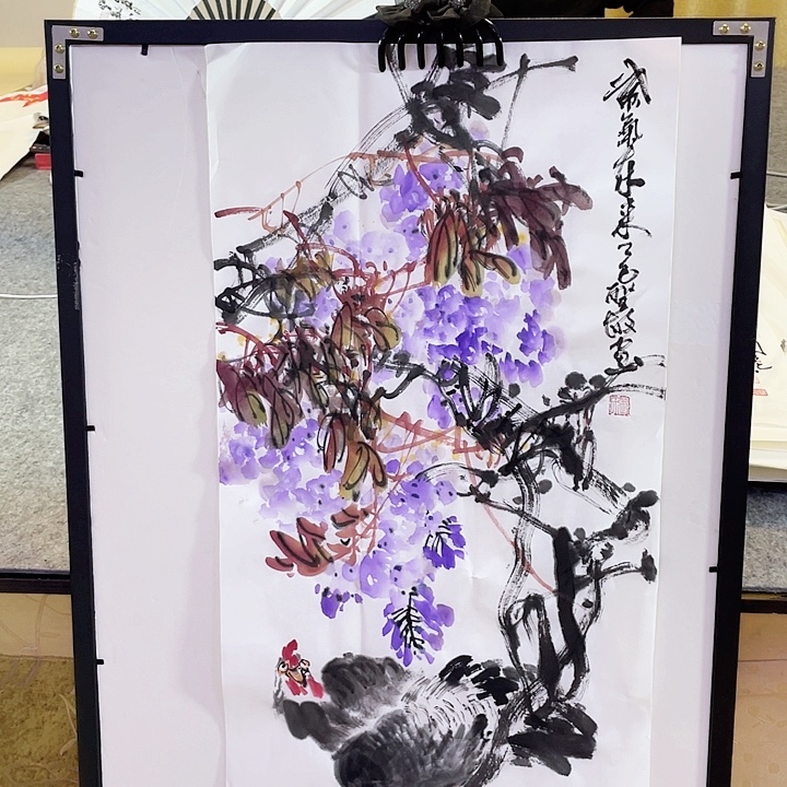 国画张圣敏先生纯手绘作品