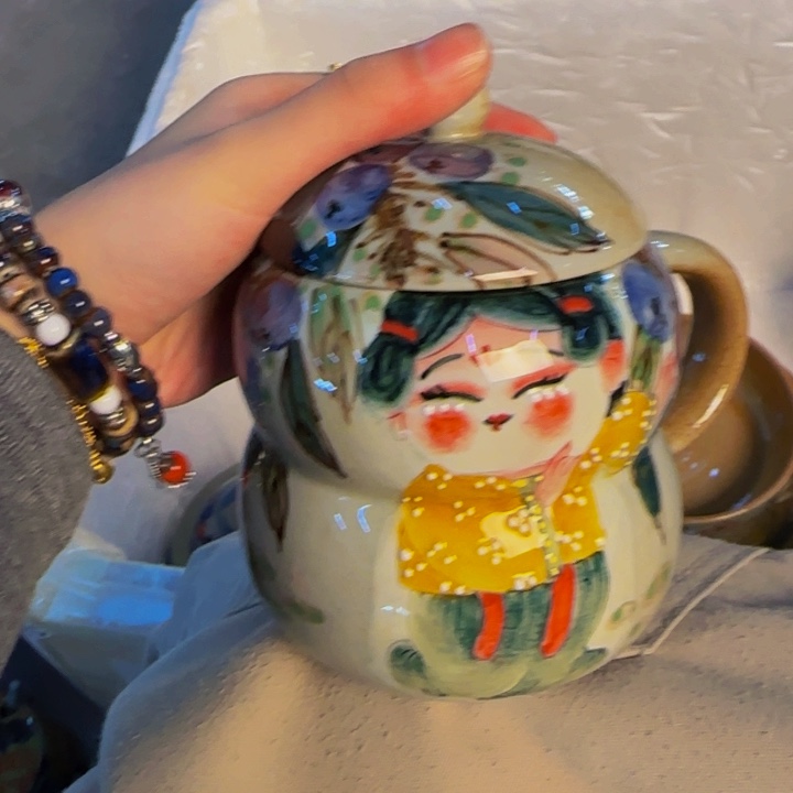 瓷片景德镇陶瓷手工手绘