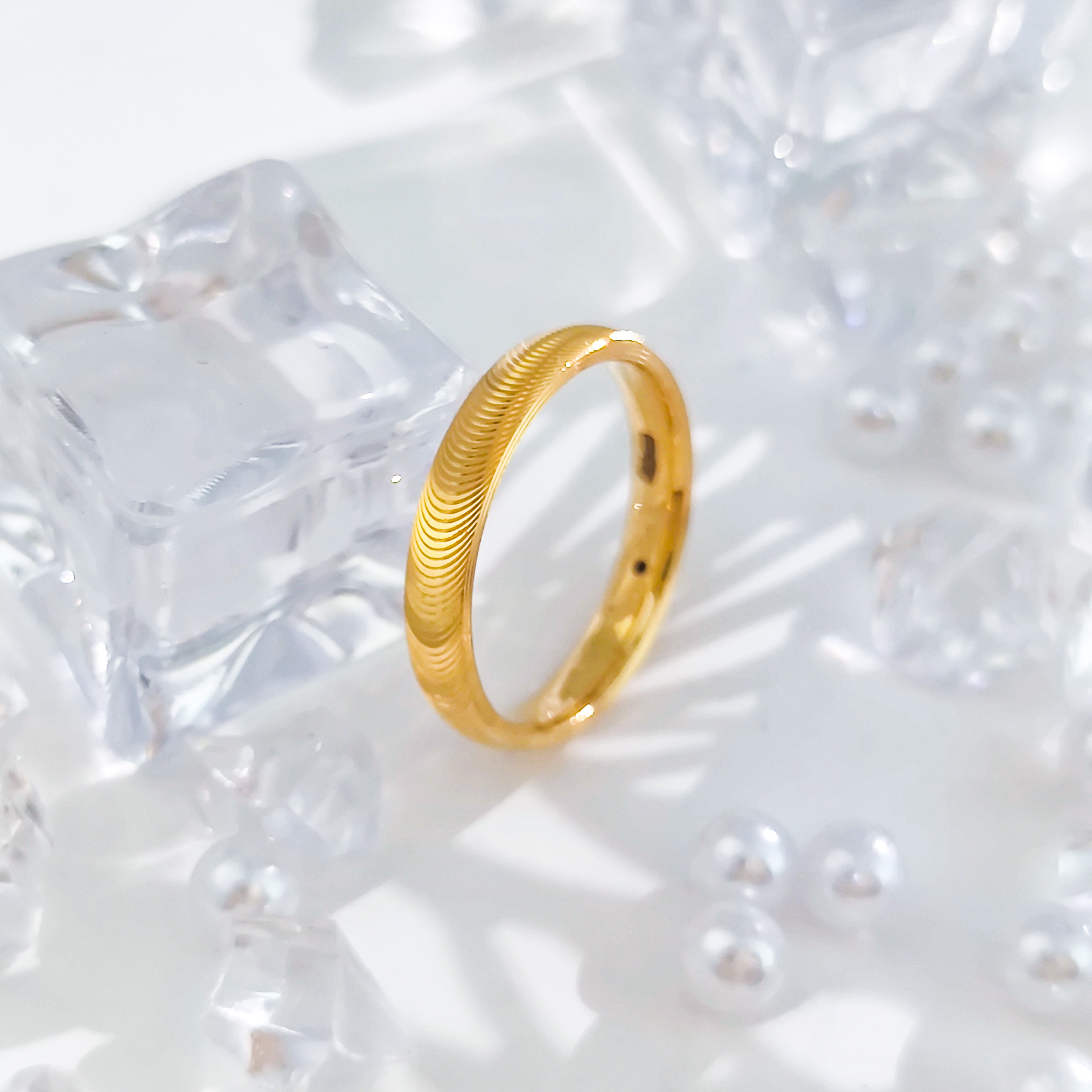 【国潮】足金999 猫眼戒指 1.44 22圈口