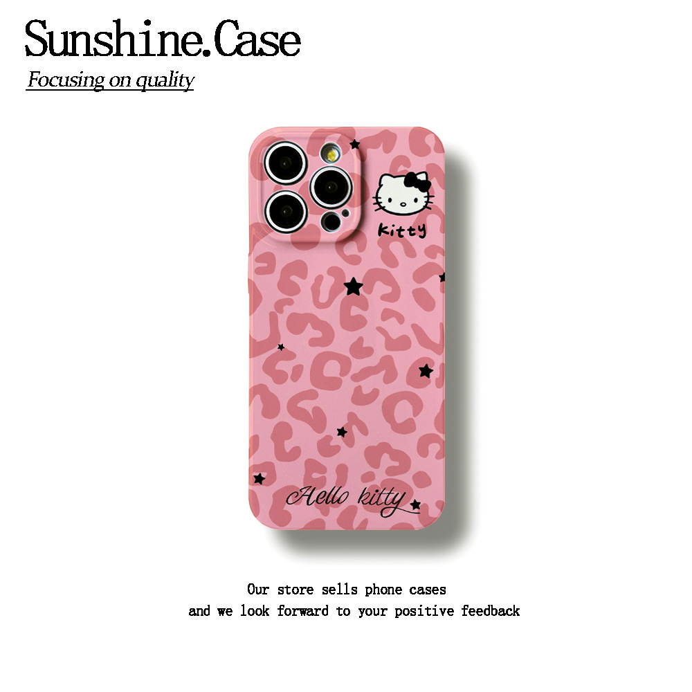 豹纹KT头孩菲林软壳适用苹果17华为vivo小米oppo一加防摔手机壳