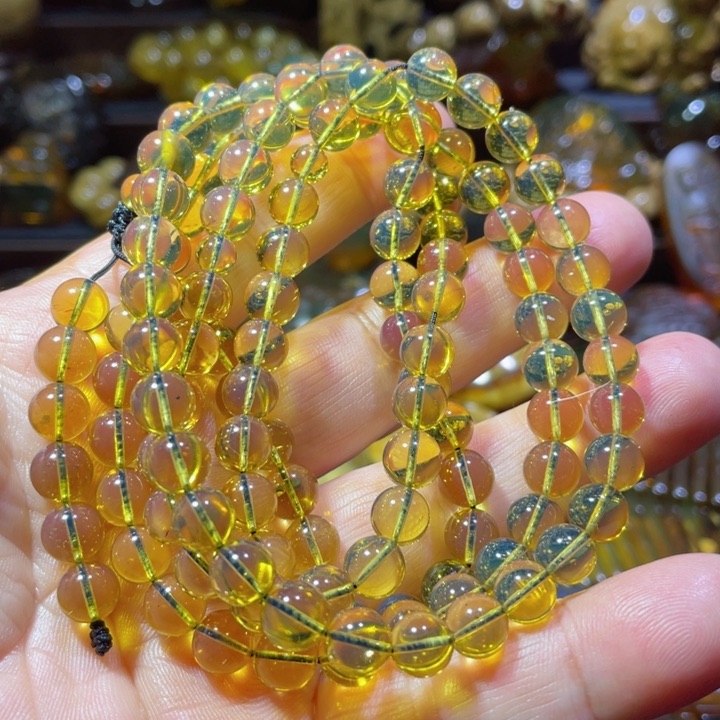 琥珀手链未镶嵌天然