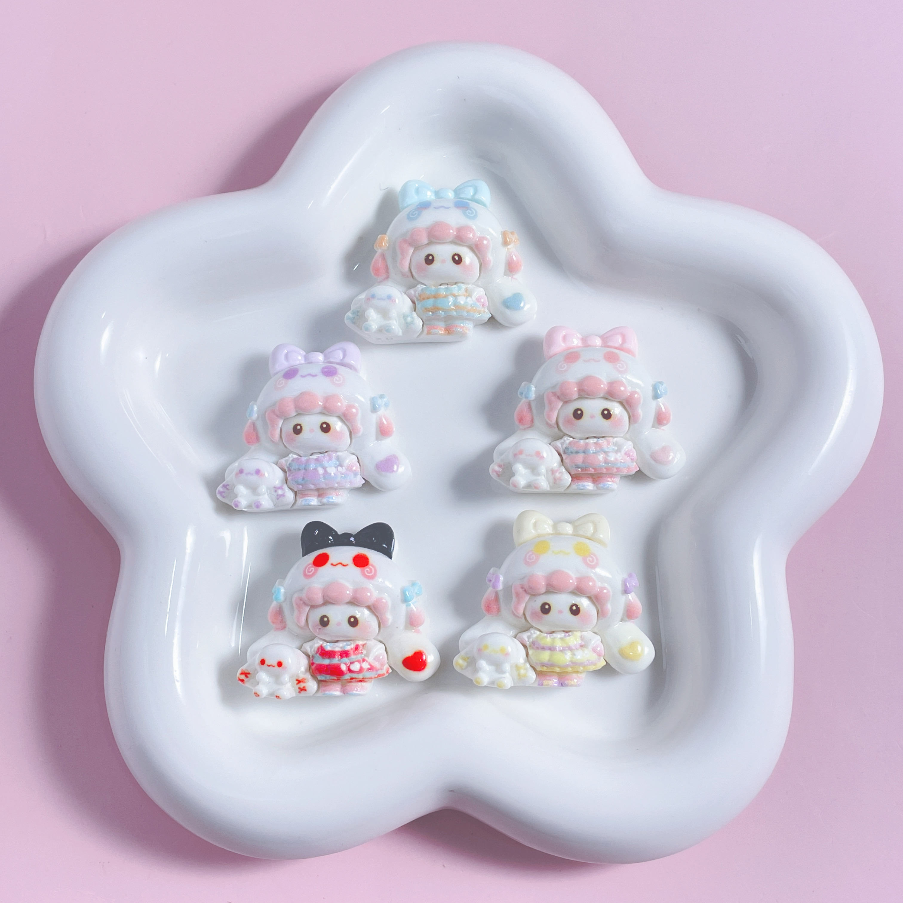 IP系列卡通配件DIY小抓夹甜美圣诞学生手工发卡发夹ins发绳发圈