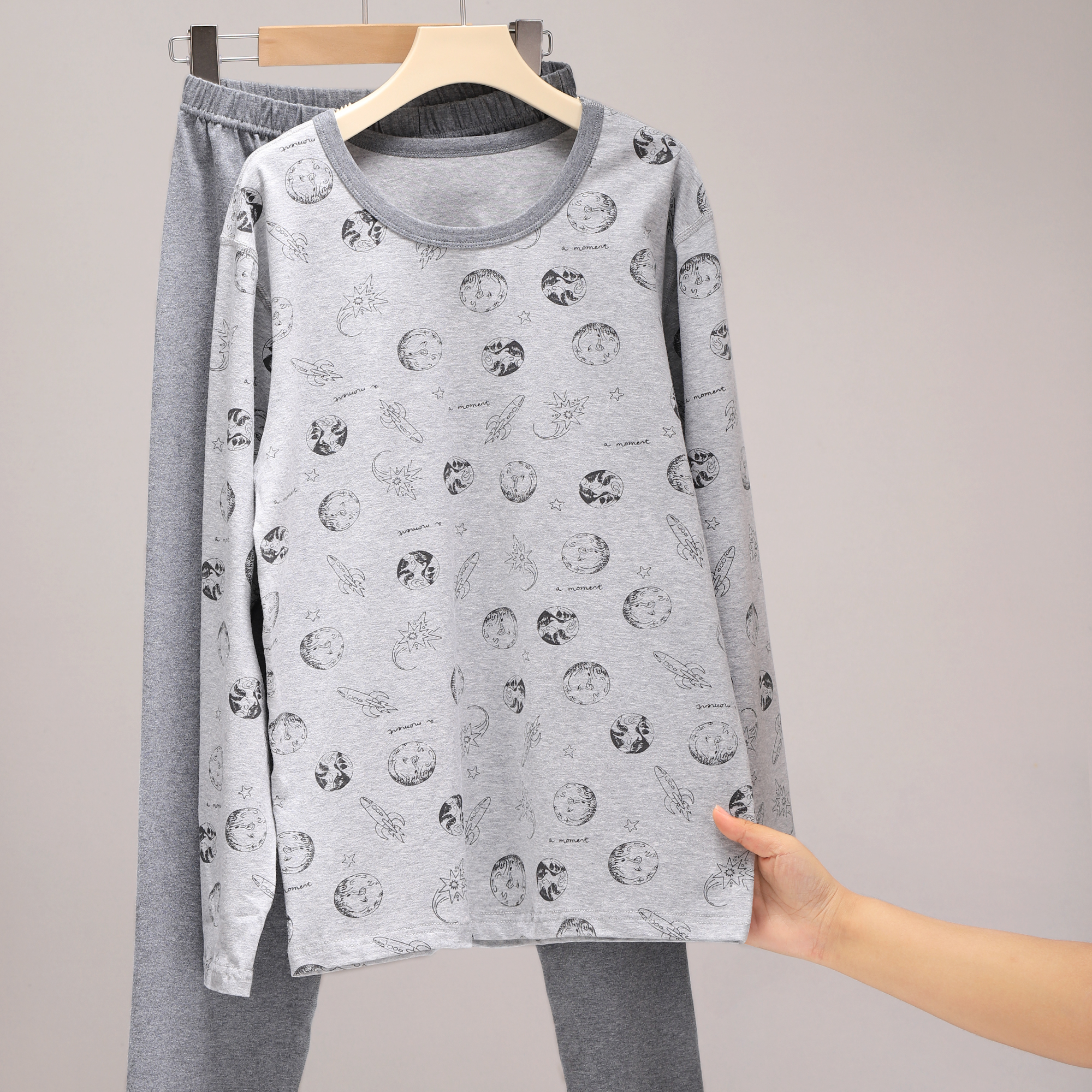 新品 5814 青少年秋衣秋裤秋季套装中大童初中生