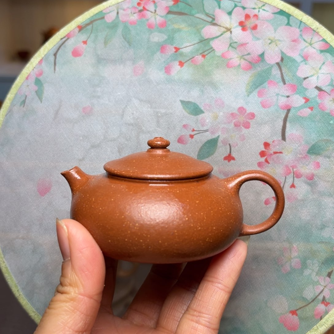 紫砂茶壶70cc寒江手工制作
