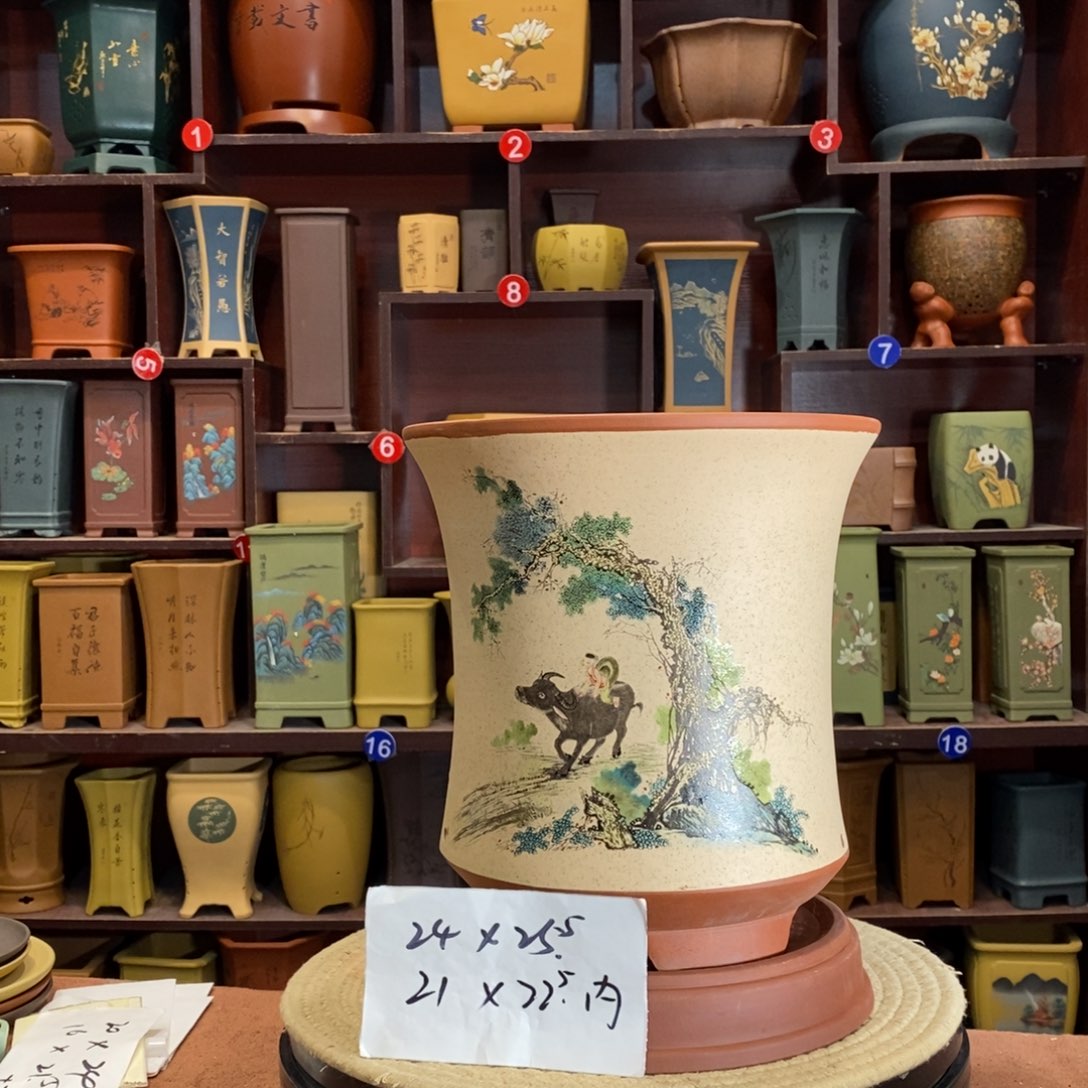 紫砂花盆紫砂艺术