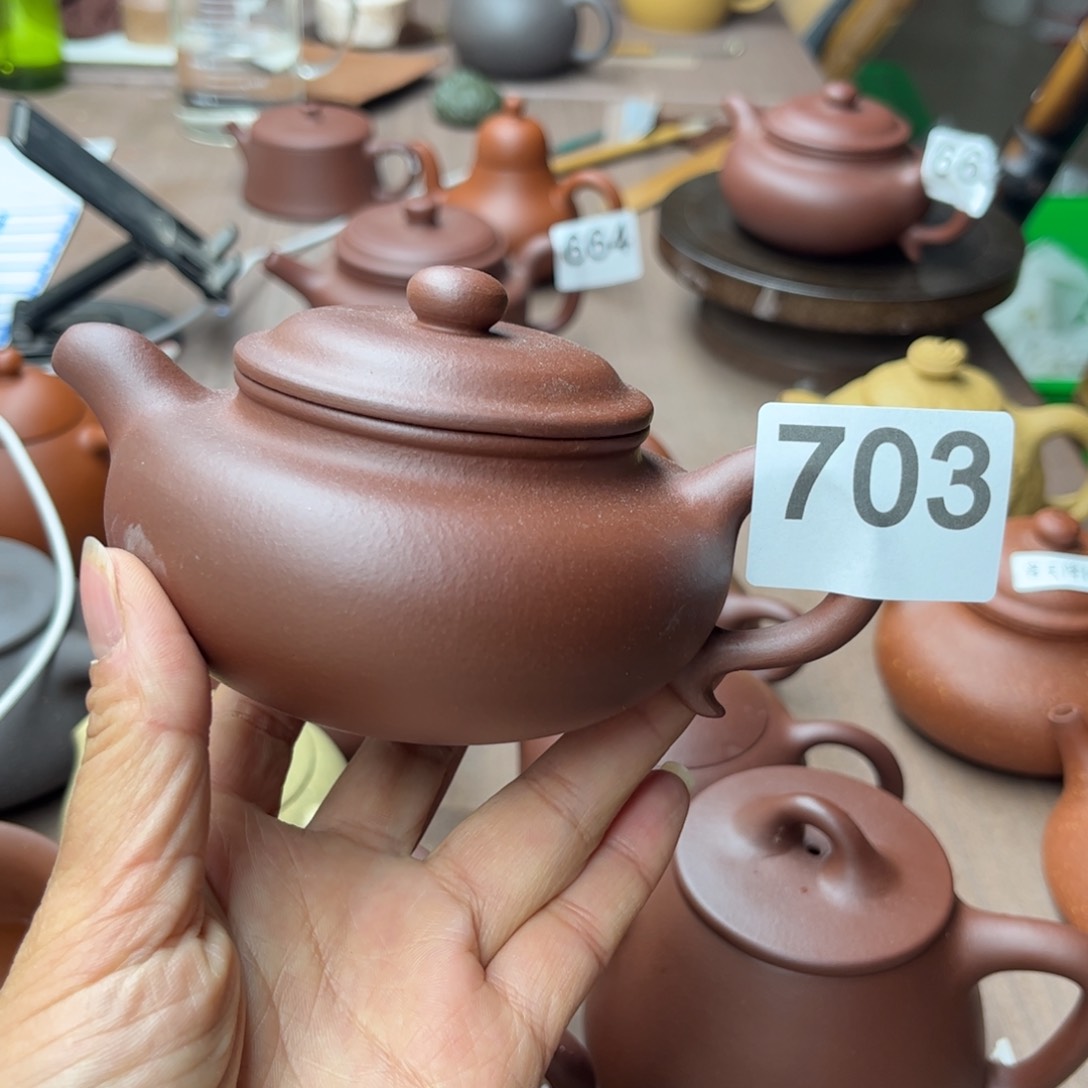 紫砂茶壶紫泥瑕疵220cc