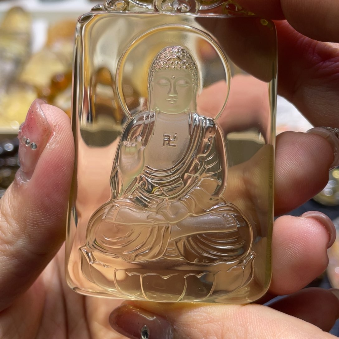 水晶颈饰未镶嵌定制