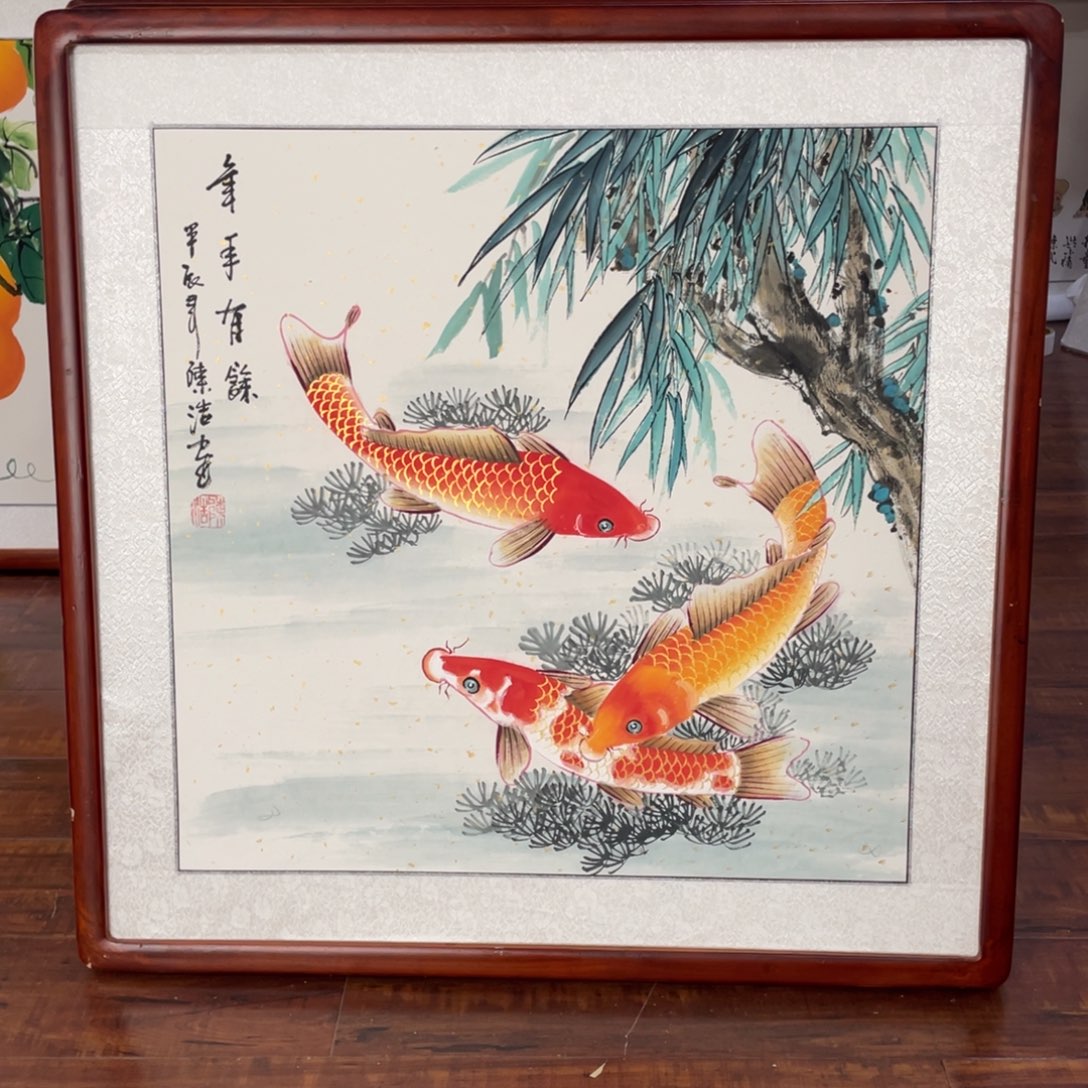 国画带框尺寸63*63厘米