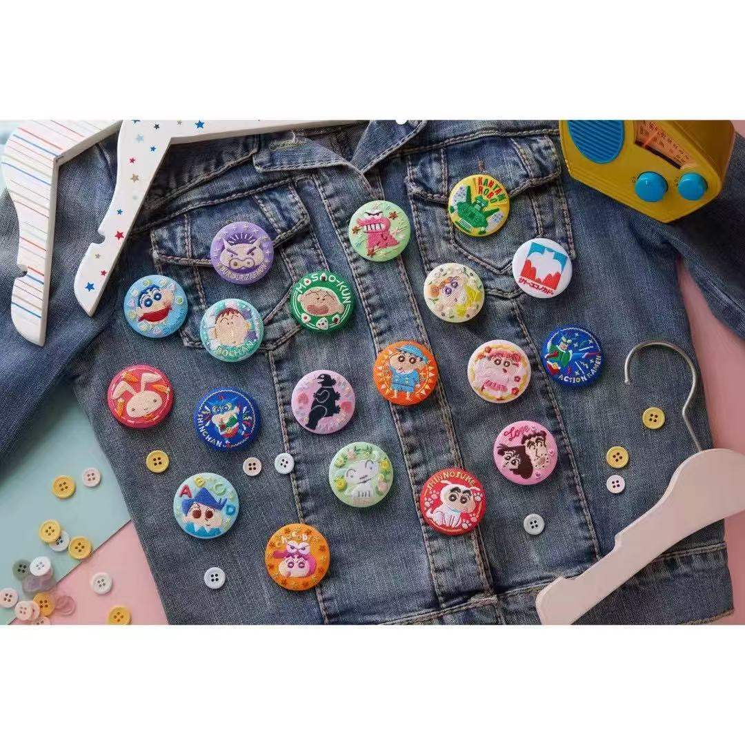 【日谷】蜡笔小新刺绣吧唧系列盲盒（代拆）